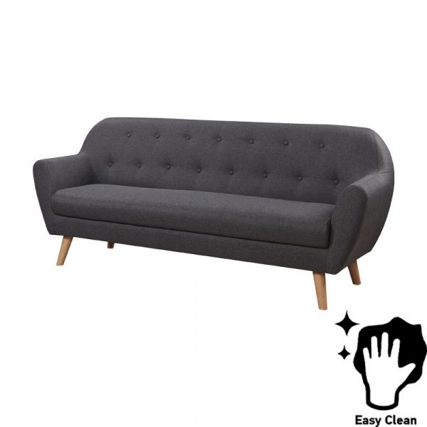 THREE-SEAT SOFA 327 GRAY COLOR 185 * 66 * 82 2