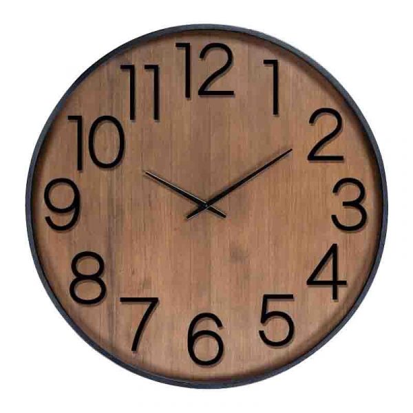 WALL CLOCKS "Metal-Wood 232" 70cm